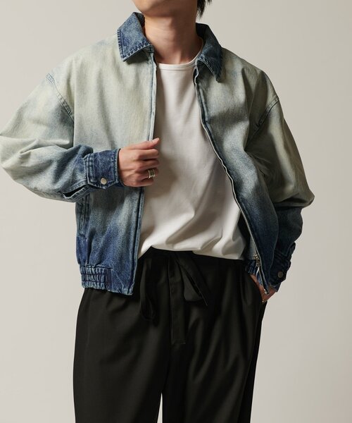 Lui's(ルイス)24AW 接結ニットブルゾン Lui's（ルイス）の「ウォッシャブルツイードブルゾン（ブルゾン
