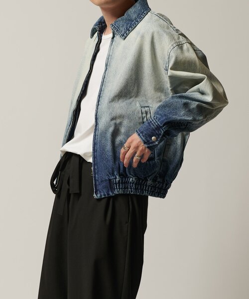 Lui's（ルイス）の「デニムジップブルゾン（ブルゾン・メンズ・ブラック/インディゴブルー・S/M）」の17枚目の写真