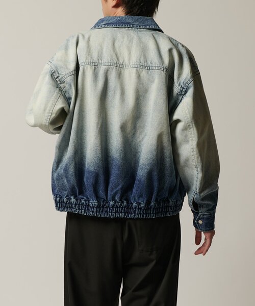 Lui's（ルイス）の「デニムジップブルゾン（ブルゾン・メンズ・ブラック/インディゴブルー・S/M）」の18枚目の写真