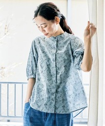 and myera ボタニカルなブラウス