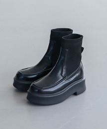 EVOL | 【EVOL】軽量ニット厚底ブーツ IX5540(ブーツ)