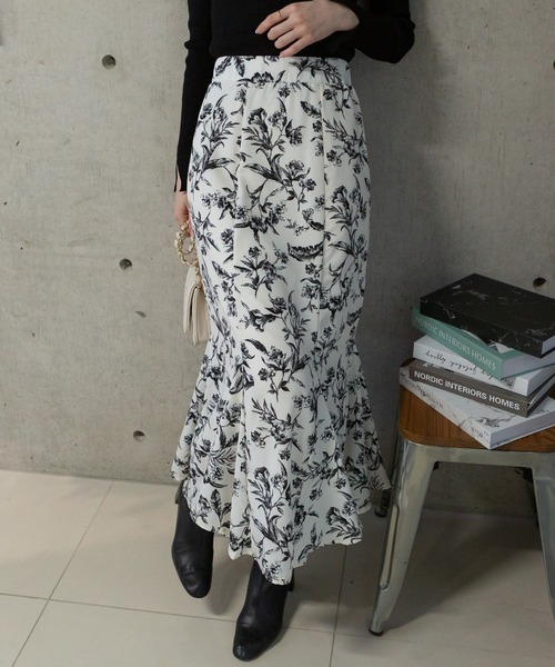 日本未入荷★Karen Millen 花柄マーメイドスカート 日本未入荷☆Karen Millen 花柄マーメイドスカート