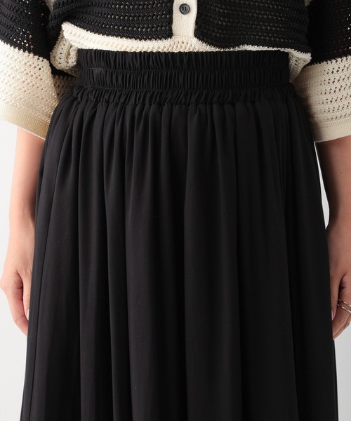 LEPSIM（レプシィム）の「ウエストギャザースカート　138003（スカート・レディース・ブラック/ブラック系その他/ブラウン・FREE）」の17枚目の写真