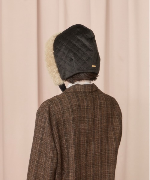 kaorinomori（カオリノモリ）の「kaorinomori ハルフード / カオリノモリ（ハット・レディース・ブラック/ホワイト/ピンク・FREE）」の8枚目の写真