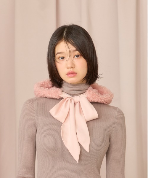 kaorinomori（カオリノモリ）の「kaorinomori ハルフード / カオリノモリ（ハット・レディース・ブラック/ホワイト/ピンク・FREE）」の20枚目の写真