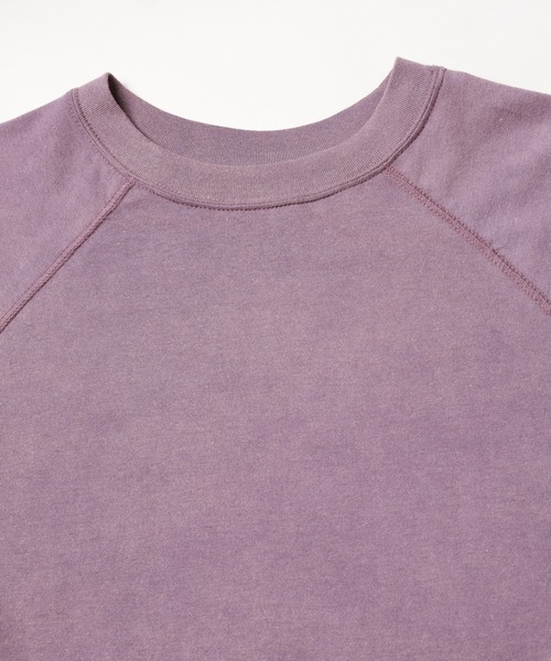 JIEDA(ジエダ)の「PIGMENT RAGLAN TEE(Tシャツ/カットソー・メンズ・ブラック/パープル・1/2)」の8枚目の写真