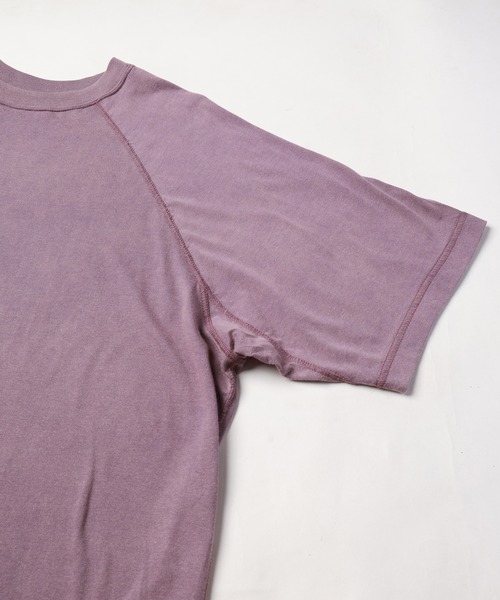 JIEDA(ジエダ)の「PIGMENT RAGLAN TEE(Tシャツ/カットソー・メンズ・ブラック/パープル・1/2)」の7枚目の写真