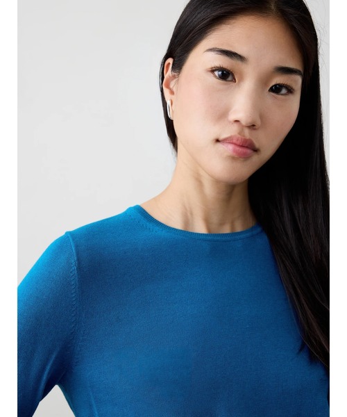 BANANA REPUBLIC FACTORY STORE（バナナリパブリック ファクトリーストア）の「BANANA REPUBLIC FACTORY STORE　　フォーエバークルーネックセーター（ニット/セーター・レディース・ワイン/ブラック/ライトパープル/サーモンピンク/キャメル/ホワイト/グレー/レッド/コーラル/ブルー/グリーン/ブルー系その他/レッド系その他/グリーン系その他・M/S/XS/L）」の17枚目の写真