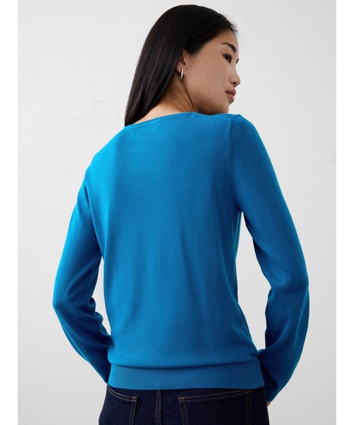 BANANA REPUBLIC FACTORY STORE（バナナリパブリック ファクトリーストア）の「BANANA REPUBLIC FACTORY STORE　　フォーエバークルーネックセーター（ニット/セーター・レディース・ワイン/ブラック/ライトパープル/サーモンピンク/キャメル/ホワイト/グレー/レッド/コーラル/ブルー/グリーン/ブルー系その他/レッド系その他/グリーン系その他・M/S/XS/L）」の16枚目の写真