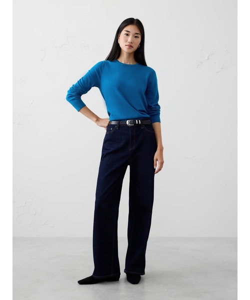 BANANA REPUBLIC FACTORY STORE（バナナリパブリック ファクトリーストア）の「BANANA REPUBLIC FACTORY STORE　　フォーエバークルーネックセーター（ニット/セーター・レディース・ワイン/ブラック/ライトパープル/サーモンピンク/キャメル/ホワイト/グレー/レッド/コーラル/ブルー/グリーン/ブルー系その他/レッド系その他/グリーン系その他・M/S/XS/L）」の18枚目の写真