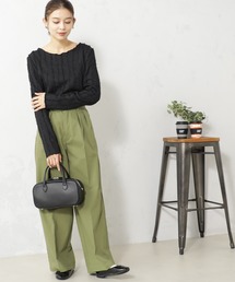 FOUND GOOD | ストレッチノワイドパンツ(チノパンツ)