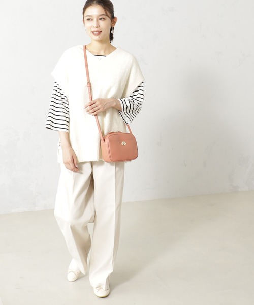 FOUND GOOD（ファウンドグッド）の「ストレッチノワイドパンツ（チノパンツ・レディース・ネイビー/ベージュ/アイボリー/グリーン系8・S/M/L）」の16枚目の写真