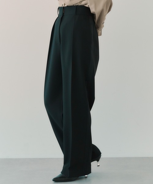 【セール】サテン切替ラインパンツ（その他パンツ）｜YECCA VECCA（イェッカヴェッカ）