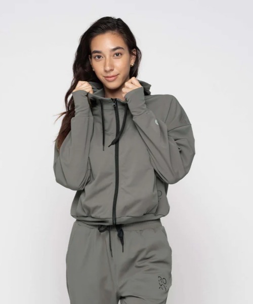 セール】FEELING COZY HOODIE/ロキシージップアップパーカー