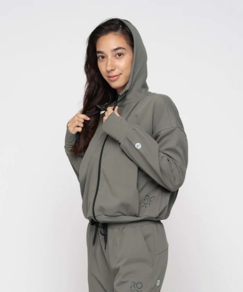 セール】FEELING COZY HOODIE/ロキシージップアップパーカー