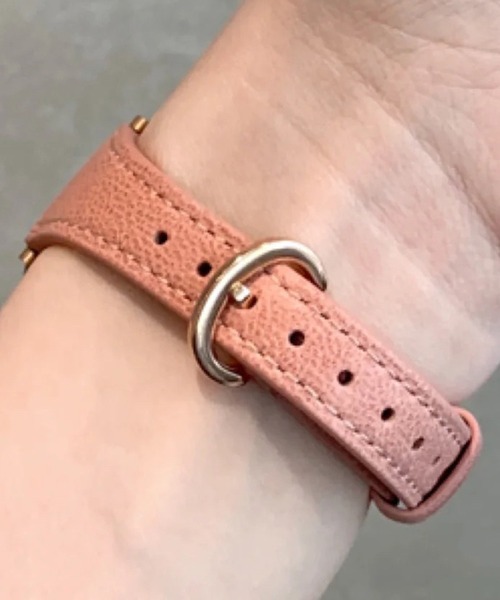 LUON(ルオン)の「LUON / Apple Watch Band / シンプル レザー アップルウォッチ バンド(デジタル腕時計・レディース・ライトブラウン/ライトブルー/ピンク/ブラウン/ライトグリーン/ベージュ/アイボリー/ブラック・B/A)」の16枚目の写真