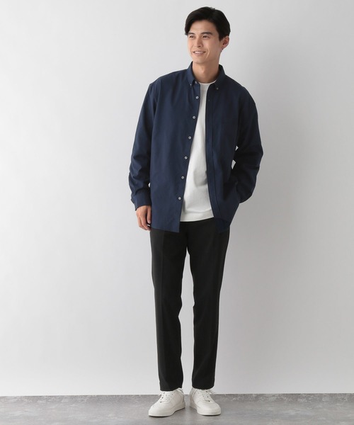 GLOBAL WORK Smile Seed Store（グローバルワーク スマイルシードストア）の「TRクリーンテーパードパンツ/115740（その他パンツ・メンズ・グレー/ネイビー/ブラック・X-LARGE/SMALL/MEDIUM/LARGE）」の4枚目の写真