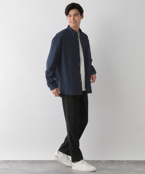 GLOBAL WORK Smile Seed Store（グローバルワーク スマイルシードストア）の「TRクリーンテーパードパンツ/115740（その他パンツ・メンズ・グレー/ネイビー/ブラック・X-LARGE/SMALL/MEDIUM/LARGE）」の5枚目の写真