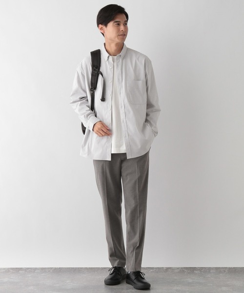 GLOBAL WORK Smile Seed Store（グローバルワーク スマイルシードストア）の「TRクリーンテーパードパンツ/115740（その他パンツ・メンズ・グレー/ネイビー/ブラック・X-LARGE/SMALL/MEDIUM/LARGE）」の9枚目の写真