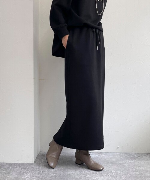 fredy emue（フレディエミュ）の「《セットアップ対応》ダンボールニットスカート（スカート・レディース・グレー/ブラック・38/36）」の7枚目の写真