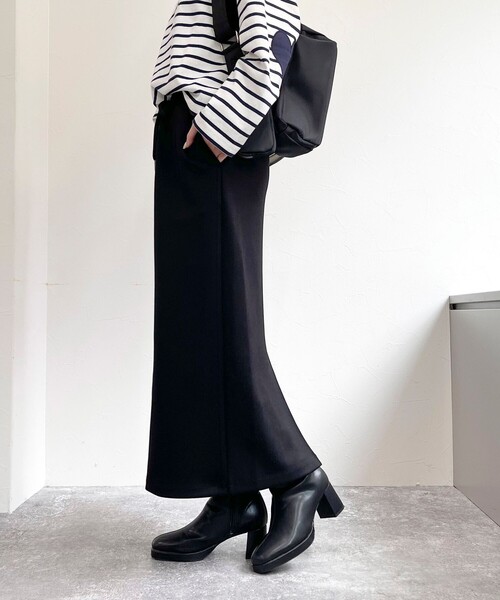 fredy emue（フレディエミュ）の「《セットアップ対応》ダンボールニットスカート（スカート・レディース・グレー/ブラック・38/36）」の17枚目の写真