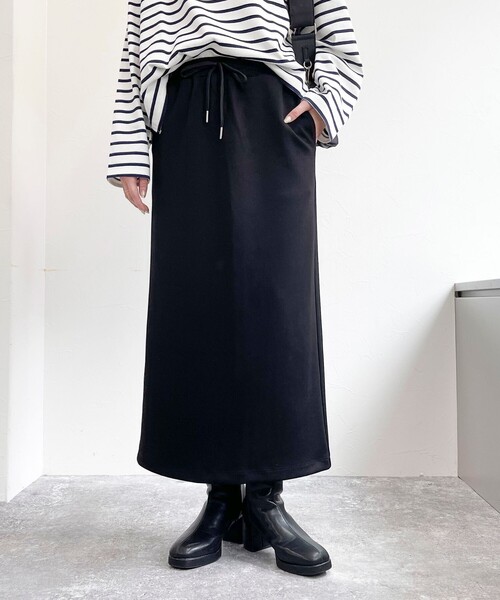 fredy emue（フレディエミュ）の「《セットアップ対応》ダンボールニットスカート（スカート・レディース・グレー/ブラック・38/36）」の20枚目の写真