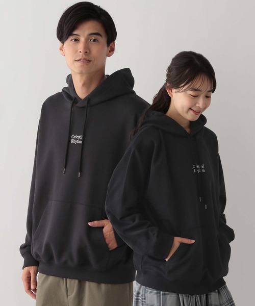 GLOBAL WORK Smile Seed Store(グローバルワーク スマイルシードストア)の「裏毛プリントパーカー/115936(パーカー・メンズ・アイボリー/グレイッシュベージュ/ライトグレー/ブラック・SMALL/MEDIUM/X-LARGE/LARGE)」の3枚目の写真