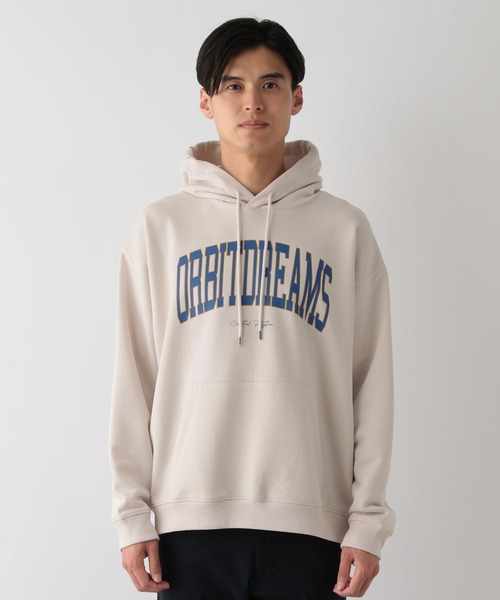 GLOBAL WORK Smile Seed Store(グローバルワーク スマイルシードストア)の「裏毛プリントパーカー/115936(パーカー・メンズ・アイボリー/グレイッシュベージュ/ライトグレー/ブラック・SMALL/MEDIUM/X-LARGE/LARGE)」の12枚目の写真