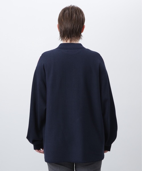 MANASTASH(マナスタッシュ)の「MANASTASH/マナスタッシュ/MCA STRIPE ZIP KNIT/ストライプジップニット(ニット/セーター・メンズ・ネイビー/グリーン/ブラック・XL/L/M/S)」の8枚目の写真