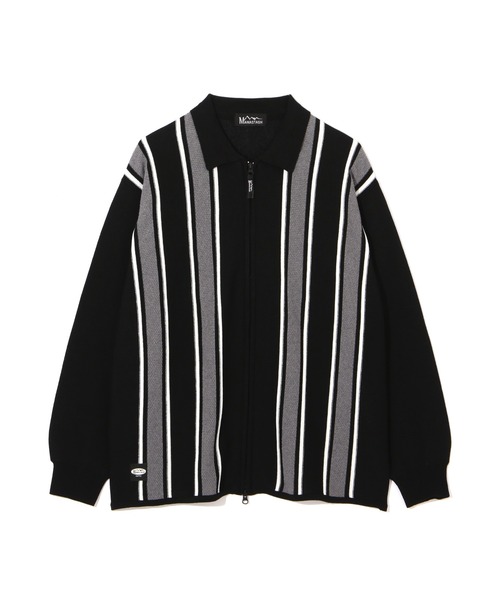 MANASTASH(マナスタッシュ)の「MANASTASH/マナスタッシュ/MCA STRIPE ZIP KNIT/ストライプジップニット(ニット/セーター・メンズ・ネイビー/グリーン/ブラック・XL/L/M/S)」の13枚目の写真