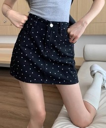 小花柄ミニスカート