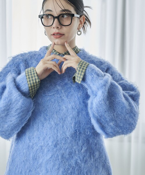 セール】ブークレシャギープルオーバー/プルオーバーニット（ニット