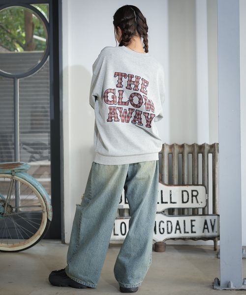 PBLIM（ページボーイリム）の「PBLIM/チェックロゴスウェット（スウェット・レディース・グレー/グリーン/ネイビー・LARGE/MEDIUM）」の5枚目の写真