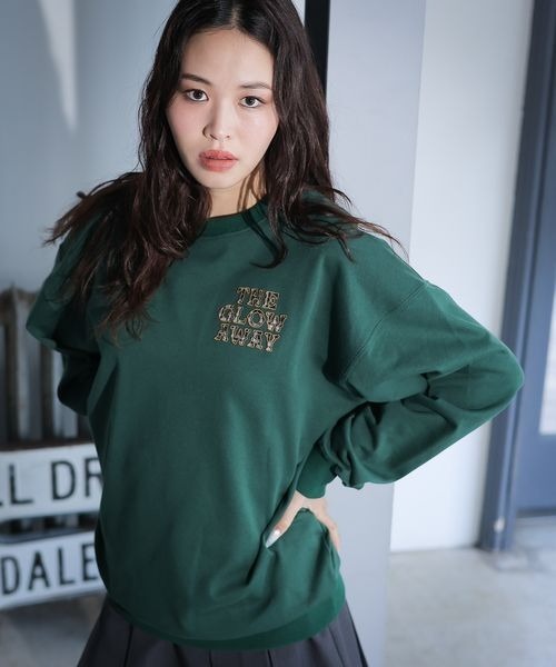 PBLIM（ページボーイリム）の「PBLIM/チェックロゴスウェット（スウェット・レディース・グレー/グリーン/ネイビー・LARGE/MEDIUM）」の14枚目の写真