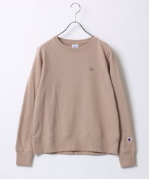 Champion(チャンピオン)ワンポイントロゴ刺繍クルーネックスウェットトレーナー レディース/長袖プルオーバー