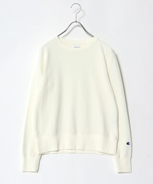 Champion(チャンピオン)ワンポイントロゴ刺繍クルーネックスウェットトレーナー レディース/長袖プルオーバー