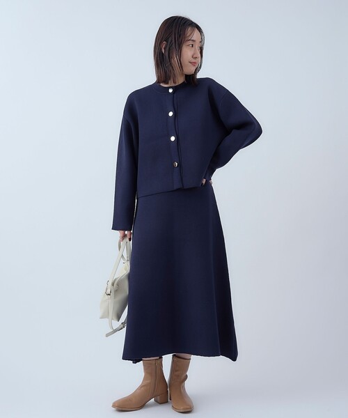 セール】ダブルフェイスニットスカート（スカート）｜RONEL