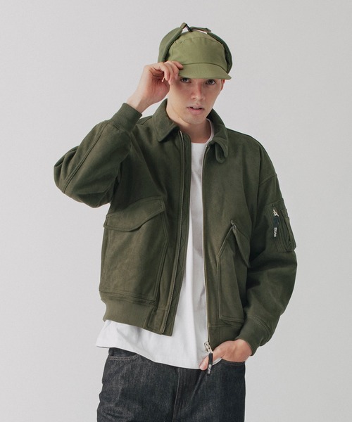 SILAS（サイラス）の「CWU-45/P JACKET（ミリタリージャケット・メンズ・ブラック/オリーブ・M/L/XL）」の13枚目の写真