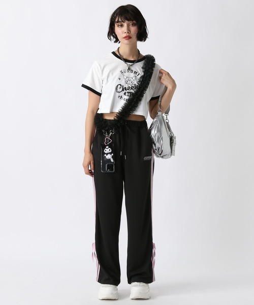 PAGEBOY(ページボーイ)の「<クロミ>コンパクトリンガーT(Tシャツ/カットソー・レディース・ブラック/オフホワイト・FREE)」の3枚目の写真