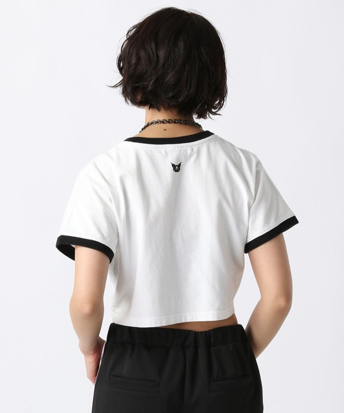 PAGEBOY(ページボーイ)の「<クロミ>コンパクトリンガーT(Tシャツ/カットソー・レディース・ブラック/オフホワイト・FREE)」の7枚目の写真