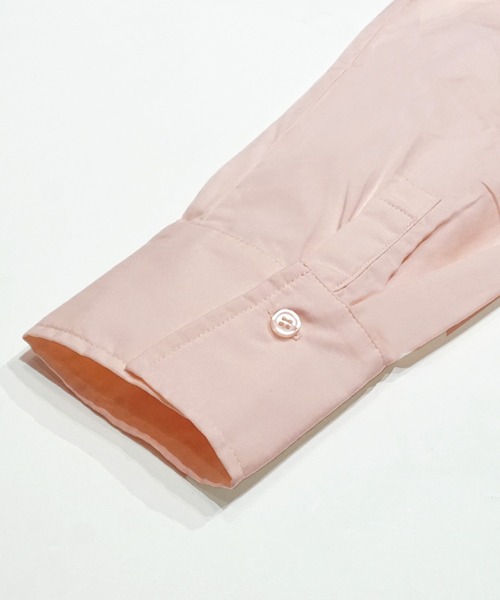 coca(coca)(コカ)の「【WEB限定セール】ウエストシェイプシャツ(シャツ/ブラウス・レディース・ピンク/ホワイト・L/M)」の14枚目の写真