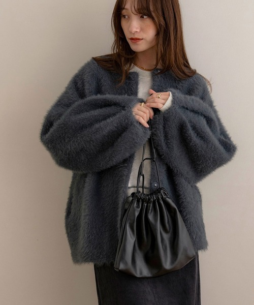 セール】【NOAHL】シャギーニットコート（その他アウター）｜NOAHL