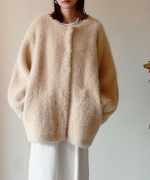 【NOAHL】シャギーニットコート
