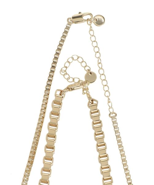 MURUA（ムルーア）の「チェーンMIXビジューネックレス（ネックレス・レディース・シルバー/ゴールド・FREE）」の13枚目の写真