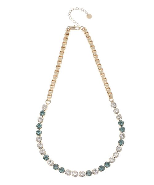 MURUA（ムルーア）の「チェーンMIXビジューネックレス（ネックレス・レディース・シルバー/ゴールド・FREE）」の15枚目の写真