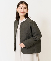 ジャガード」に該当するノーカラーコートファッション通販