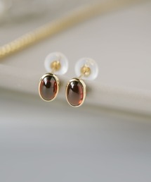 Ops.（オプス）の「18K 天然石 ピアス 【enlille-oliva エンリル・オリヴァ】（ピアス（両耳用））」