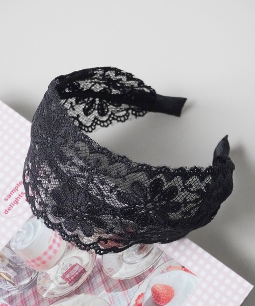 IMARI / イマリ 】 総レース ワイド カチューシャ（カチューシャ