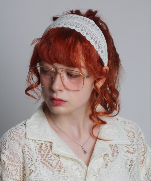 IMARI(イマリ)の「【 IMARI / イマリ 】 総レース ワイド カチューシャ(カチューシャ・レディース・ブラック/ホワイト/ピンク/ホワイト系その他2/ホワイト系その他・FREE)」の17枚目の写真