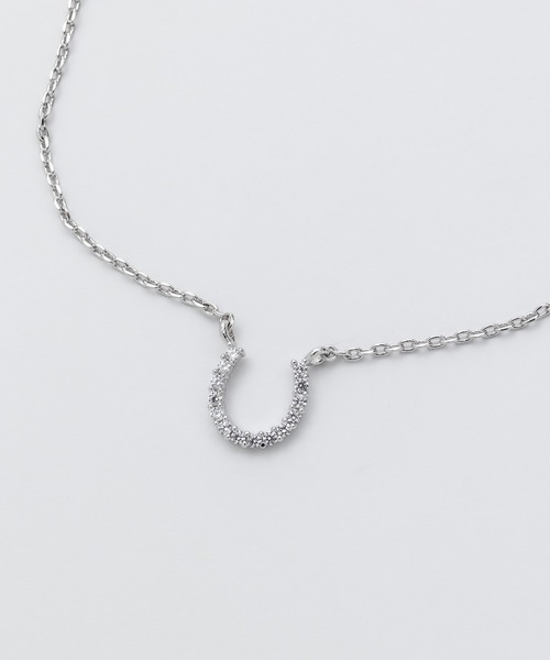 ciite'(シーテ)の「ホ-スシュービジューネックレス(ネックレス・レディース・ゴールド/シルバー/ピンクゴールド・FREE)」の2枚目の写真